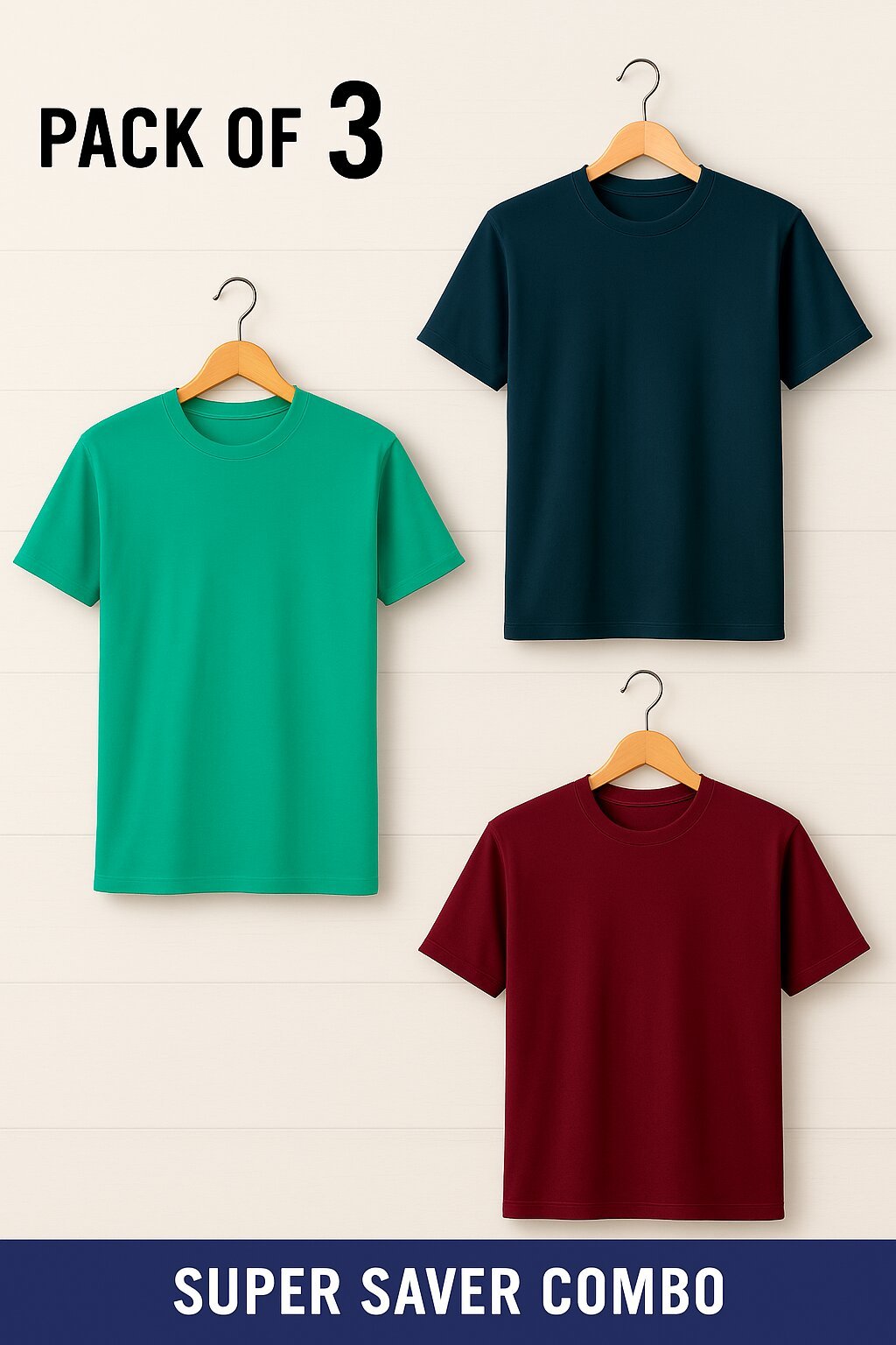 Plain T-Shirt Combo 4